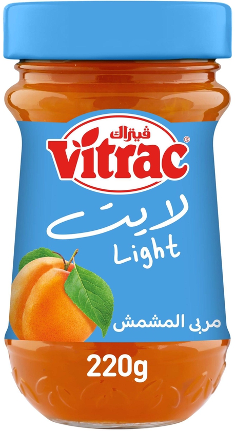 Vitrac Apricot Light Jam 220 gm