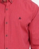 Andora Self Plaids Shirt - Light Red