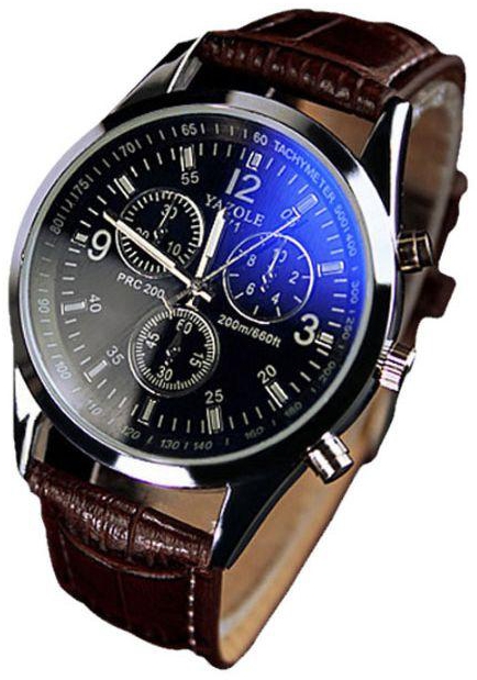 Yazole Casual Watch For Men Analog Leather - 6J11