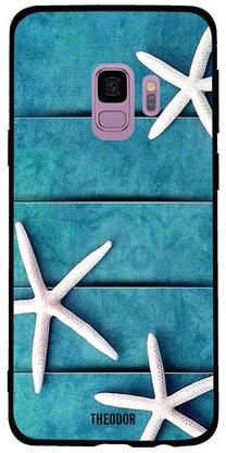 غطاء حماية واقٍ لهاتف سامسونج جالاكسي S9 طبعة نجوم البحر