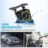 MrSmart Car Backup Camera, Rear View Camera Ultra HD 12 LED Night Vision,Waterproof Reverse Camera 140° Wide View Angel with Multiple Mount Brackets for Universal Cars,SUV,Trucks,RV and More