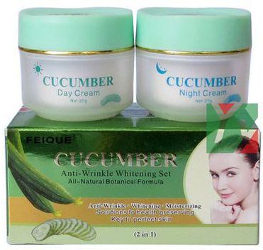 Cucumber 2 in 1 All Natural Anti Wrinkle Whitening Set