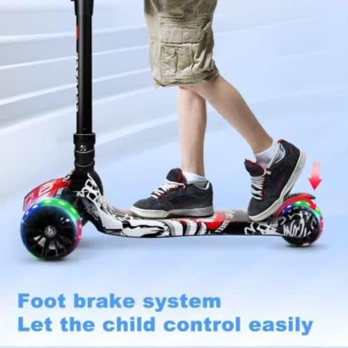 Kids Scooter With Led Lights Display