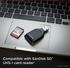 Sandisk بطاقة ذاكرة Ultra 512GB SDHC ™ UHS-I تسرع حتى 150 ميجابايت / ثانية للفيديو عالي الدقة