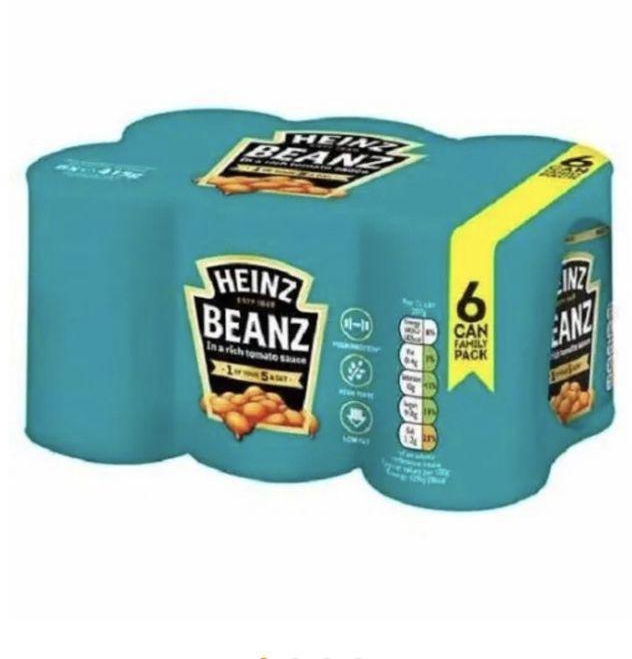 Heinz Multipack Baked Beans Tomato Sauce 415g (6Canned)