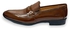 Squadra Genuine Leather Slip On Classic Shoes For Men - Brown