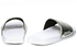 Slydes Chrome F Slide Slippers for Women - 7 UK, Silver
