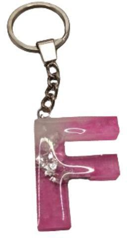 For Mother's Gift & Ramdan - Keychain-letter F- Pink