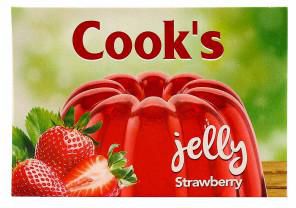 Cook's - Strawberry Flavour jelly - 80 g