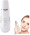 Ultrasonic Skin Facial Scrubber Face Spatula, Professional Deep Cleaning Skin Dirt Blackhead Remover Reduce Wrinkles and Spot Facial Lifting Peeling Skin Care Beauty Device Tool (White)