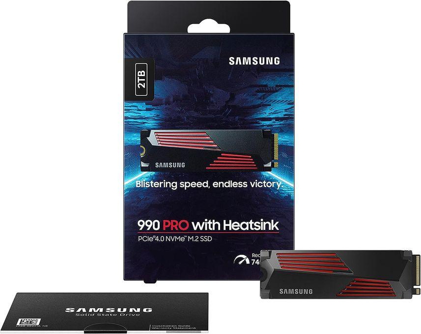 Samsung 990 PRO SSD M.2 1TB PCIe 4.0 NVMe With HeatSink