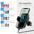 Wireless Car Charger Qi 15W Fast in Car Auto-Clamping Car Air Vent Phone Holder Mount for iPhone 11 12 13 14 Pro Max X XS Plus S20 S21