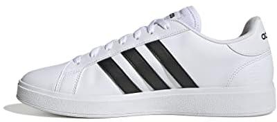 Adidas grand court lifestyle tennis lace-up shoes tennis shoes for unisex kids