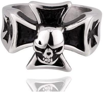Fashion Punk Cross Ring For Men And Women