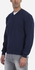 Andora Solid Sweatshirt V-Neck - Dark Blue