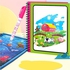 كتاب تلوين سحري بألوان مائية، كراسة رسم مع قلم سحري بألوان مائية للأطفال