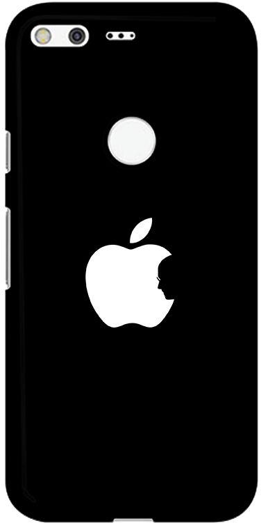 Stylizedd Google Pixel XL Slim Snap Case Cover Matte Finish - Steve's Apple - Black