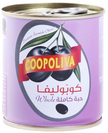 Coopoliva Whole Black Olives 100 G