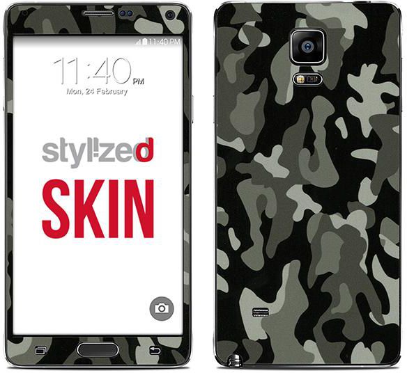 Stylizedd Premium Vinyl Skin Decal Body Wrap for Samsung Galaxy Note 4 - Camo Mini Urban Night