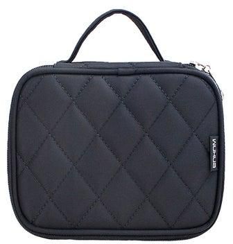 Double Layer Portable Travel Makeup Bag Black