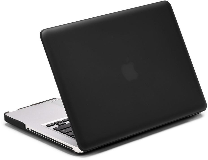 For Macbook Pro 13.3 inch Model (A1278) - LENTION Sand Series Matte PC Case -  Black