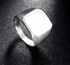 Stainless Steel Men Polished Ring - Size 14 - Silver Color