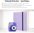 Photo Album with 432 Pockets,for Polaroid Camera, for Fujifilm Instax Mini 11 90 70 9 8+ 8 LiPlay Instant Camera Train Movie Ticket Card Collection Book Storage Book(Purple)
