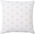 NATTSLÄNDA Cushion cover, floral pattern grey/white, 50x50 cm - IKEA