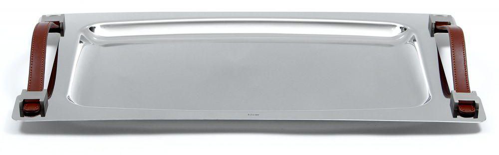 Hisar Stainless Steel Serving Tray, Silver