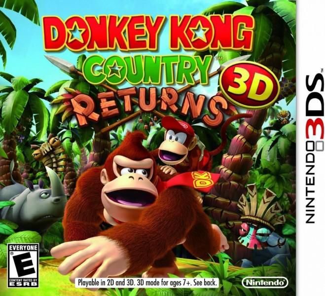 Nintendo 3DS Donkey Kong Country Returnd 3D Game