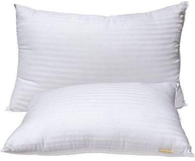 Set Of 2 Bed Pillow (Pair- Pure Fiber Filled).