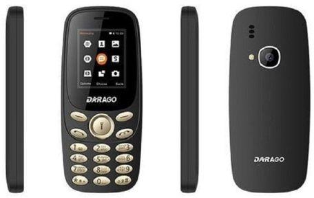 Darago D3 Dual SIM Mobile Phone -2G,1.7 Inch,Support For Social Media – Black