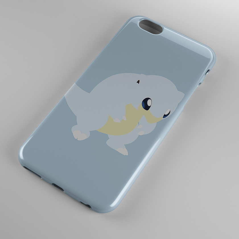 Blue Sandshrew Pokemon Sun Moon Cute Phone Case Cover for iPhone 6S Plus