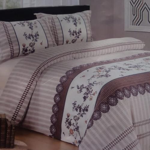 Generic Maroon & White Woolen Duvet And 2 Pillowcases