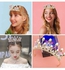 Princess Crown, Tiara Crown, 3Pcs Crystal Crown for Girl, Gold Kid Birthday Tiaras with Rhinestone, Headpieces Accessories for Girls Wedding Prom Costume Party Princess Birthday Party, Prom Tiara