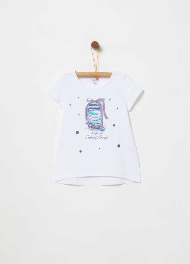 OVS T-Shirt for Girls , 4 - 5 Years , White