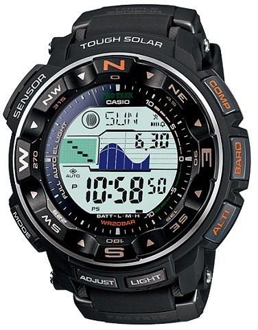 Casio Protrek PRG-250-1DR Touch Solar Men's Triple Sensor Digital Watch