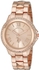U.S. Polo Assn. Women USC40078 Rose Gold-Tone Bracelet Watch
