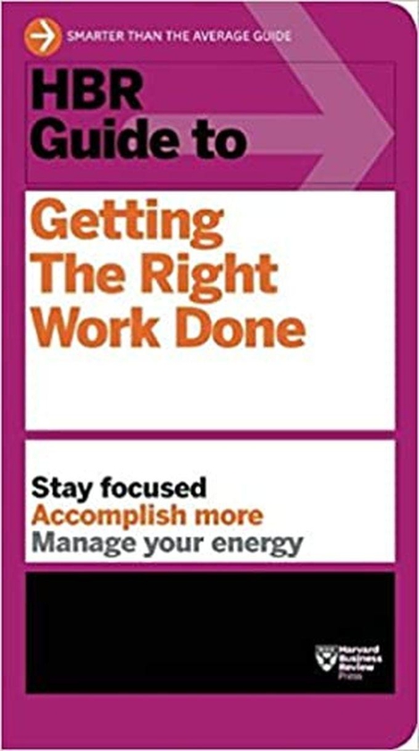 Jumia Books HBR Guide To Getting The Right Work Done