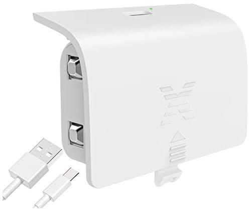 KEKUCULL Controller Battery Pack Compatible for Xbox Series S/X, 1400 mAh Rechargeable Battery Pack Fast Charging 25 Hours Play time, Xbox Charging Accessories Kit with 8.2ft Charge Cable