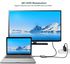 USB C to HDMI Multiport Adapter, Thunderbolt to HDMI Converter with 4K HDMI, 60W Type C PD Charging and USB 3.0 Port, USB C Hub for MacBook Pro/Air,Chromebook Pixel, Dell XPS13 and More