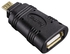 Hama 00054514 USB 2.0 OTG Adapter, micro B plug - A socket