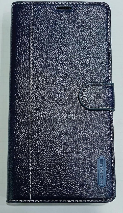 KAIYUE Leather Flip Phone Case For Huawei P10 Lite -0- Dark Blue