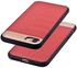 iPhone 7 Comma Croco Series Leather Back Cover - Red