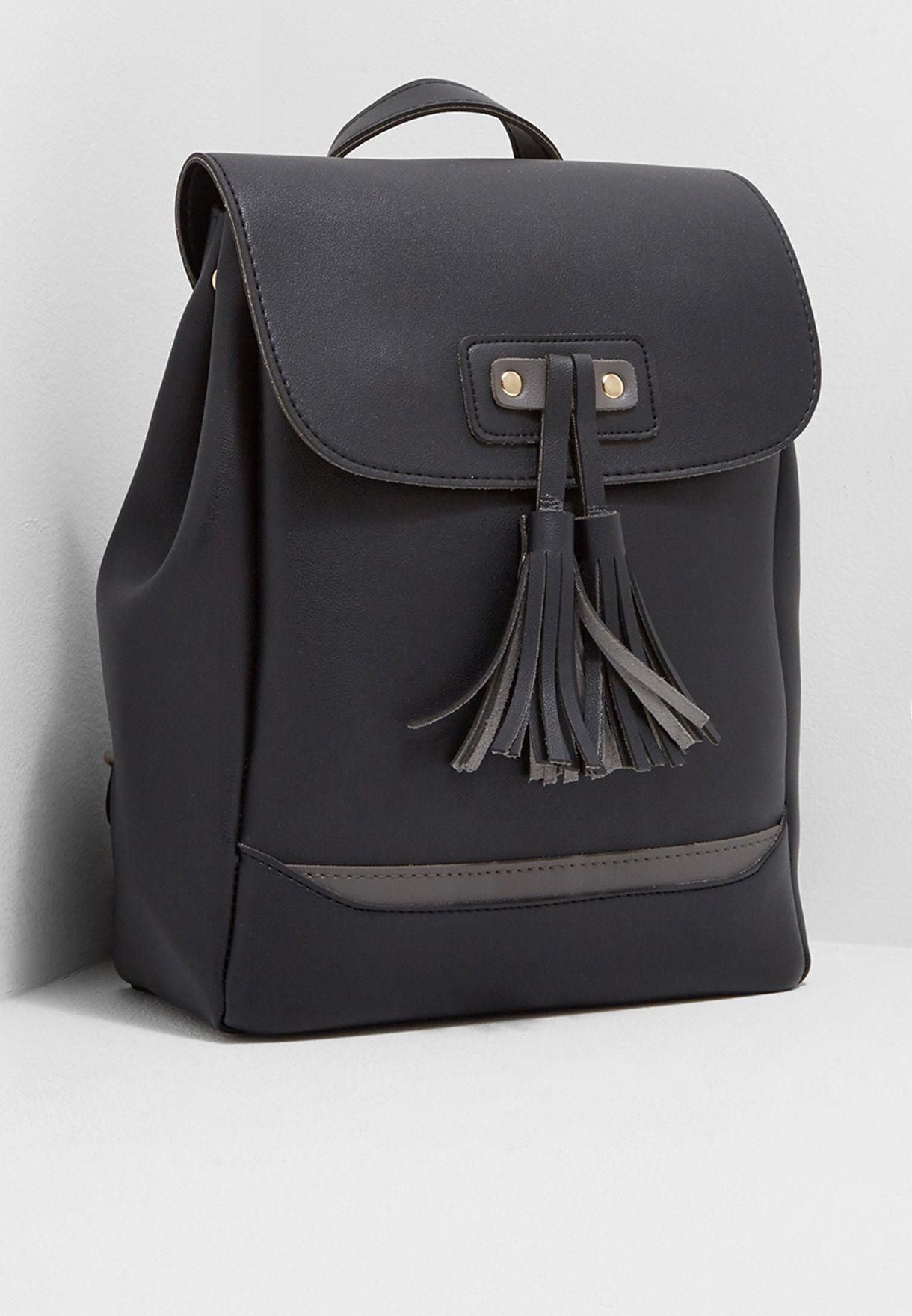 Tassel Detail Backpack