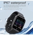 Waterproof Fitness Tracker Black
