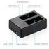 Dual Battery Charger with USB Cable for GoPro HERO 5 Sports Action Camera