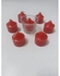 Scented Candle - Red - 7 Pcs