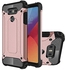 Universal Hybrid [Full Body] [Heavy Duty] Armor Case Dual Layer Shock Absorbing TPU Protective Case Cover For LG G6 Rose Gold