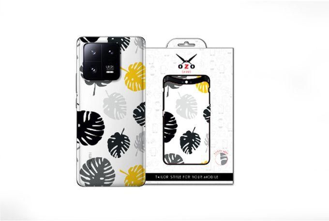 OZO Skins Ozo skins Ray Transparent Exotic Leaves Pattern (SV518ELP) (Not For Black Phone) For xiaomi 13 t